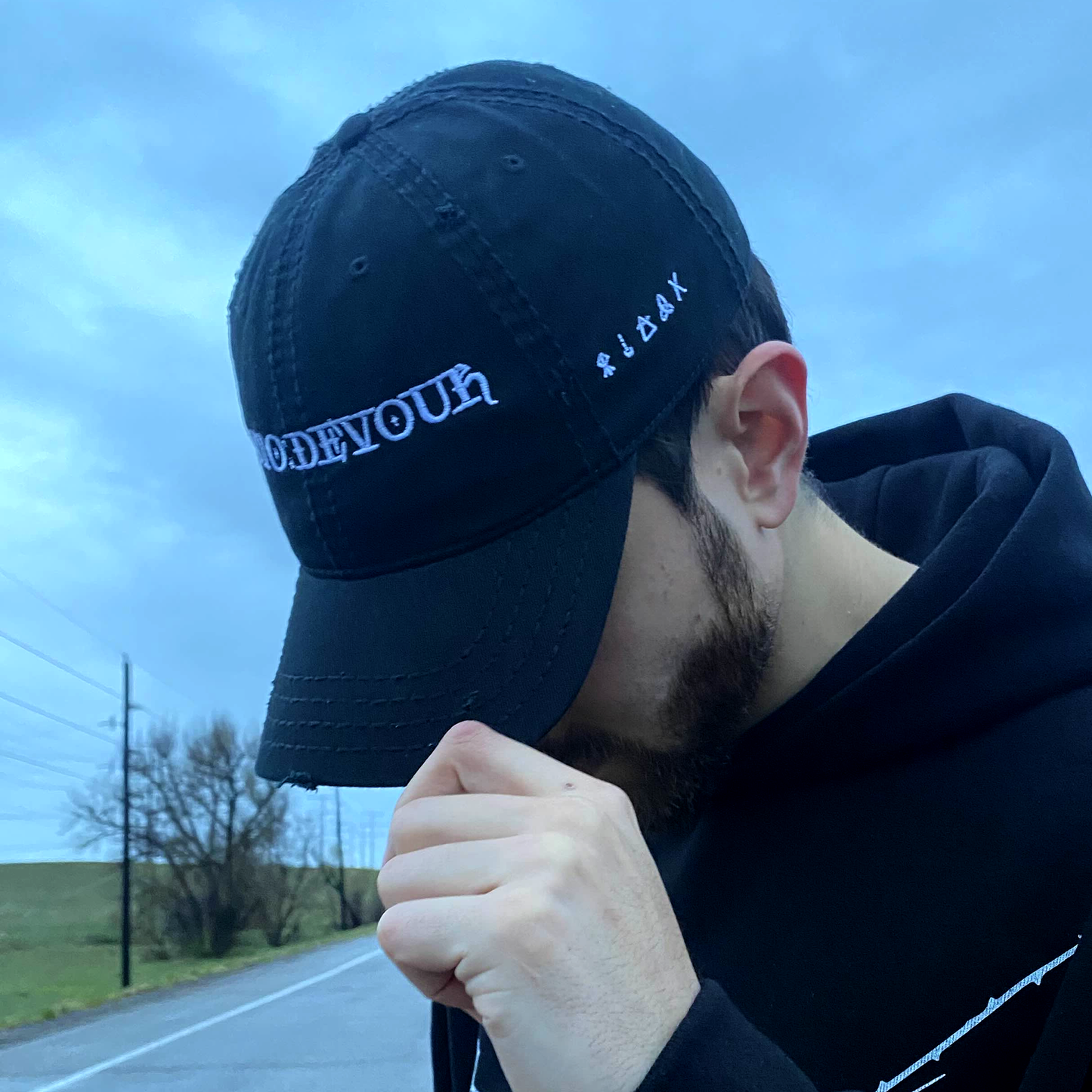 SISTO:DEVOUR DISTRESSED DAD HAT